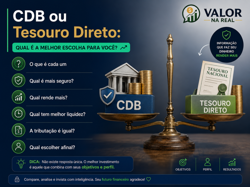 CDB ou Tesouro Direto