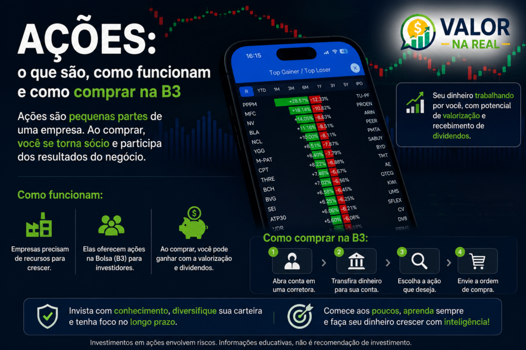 ações