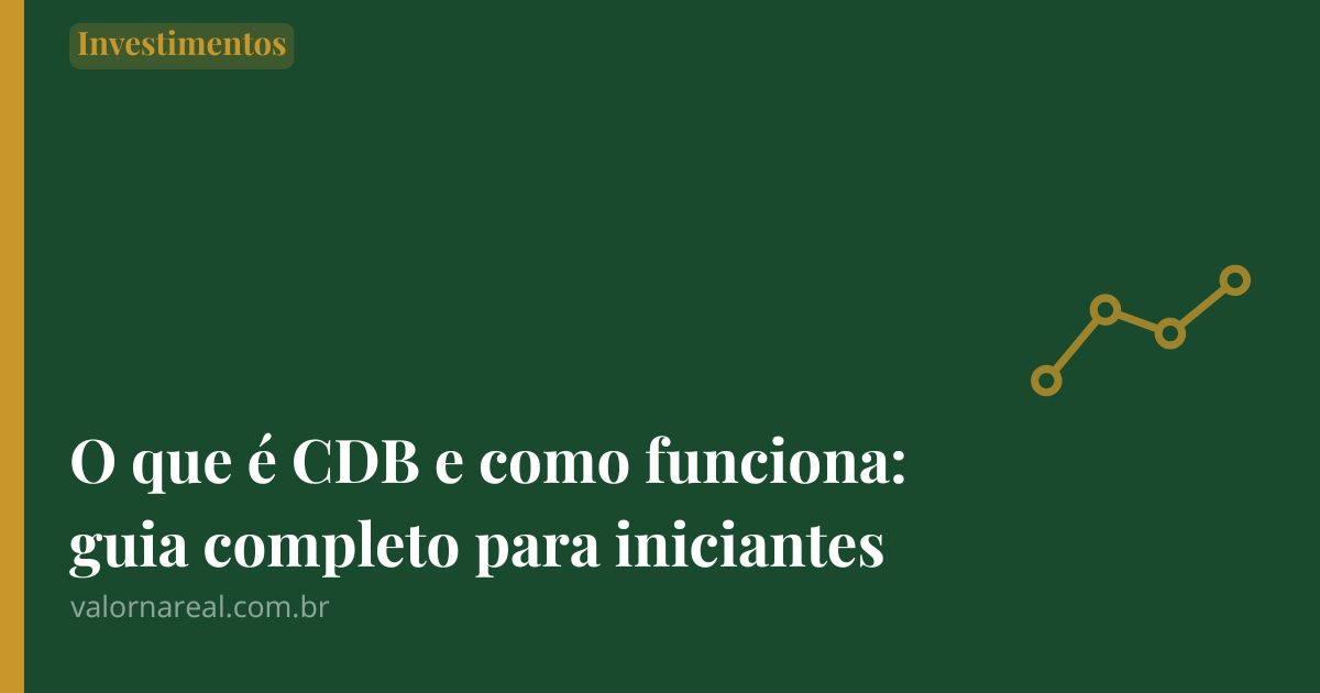 o que é cdb