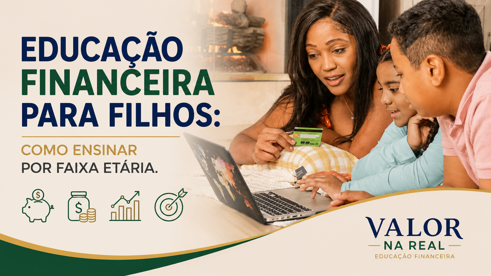 educação financeira para filhos