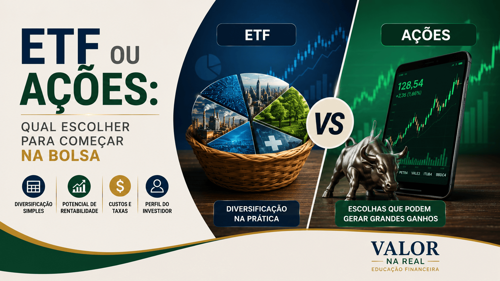 ETF ou ações