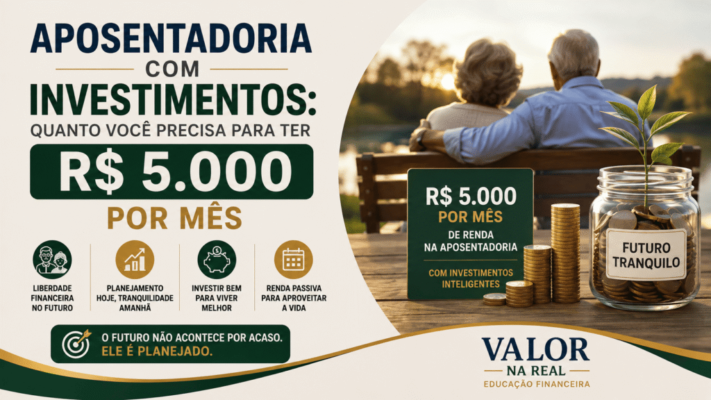 aposentadoria com investimentos